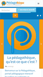 Mobile Screenshot of pedagotheque.be